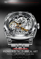Skeleton Mechanical Engraved Watch Inspirational Watches