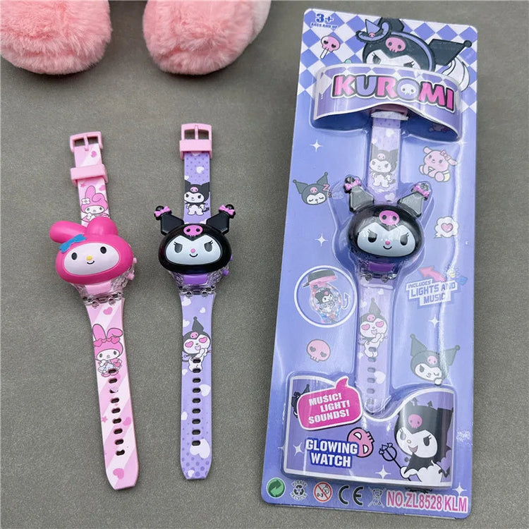 Musical & Luminous Kuromi Kids Watch Inspirational Watches