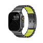 Titanium and Silicone Apple Watch Strap