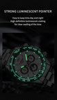 Automatic Watch with Ceramic Bezel Three Eyes Six Hands Waterproof Luminous - Inspirational Watches
