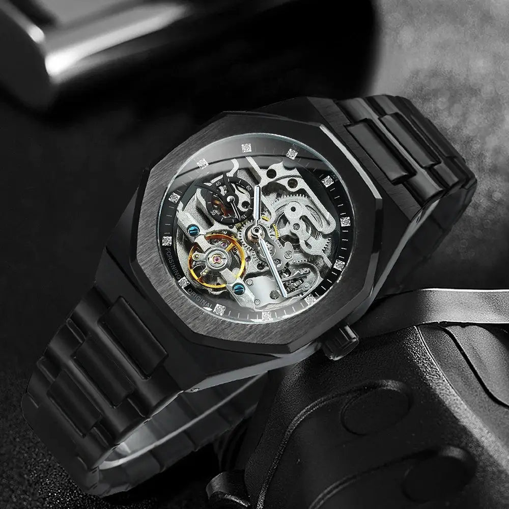 Automatic Tourbillon Skeleton Mechanical watch Inspirational Watches