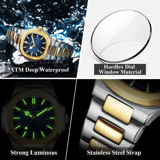 Luxury Waterproof Luminous Woman watch Inspirational Watches