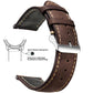Vintage Quick-Release Genuine Leather Watch Strap