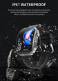 LIGE New 2.2-inch 3D Curved Screen Smart Watch With LED Light Thermometer Health Monitor Smartwatch BT Call Sports Fitness Watch Inspirational Watches