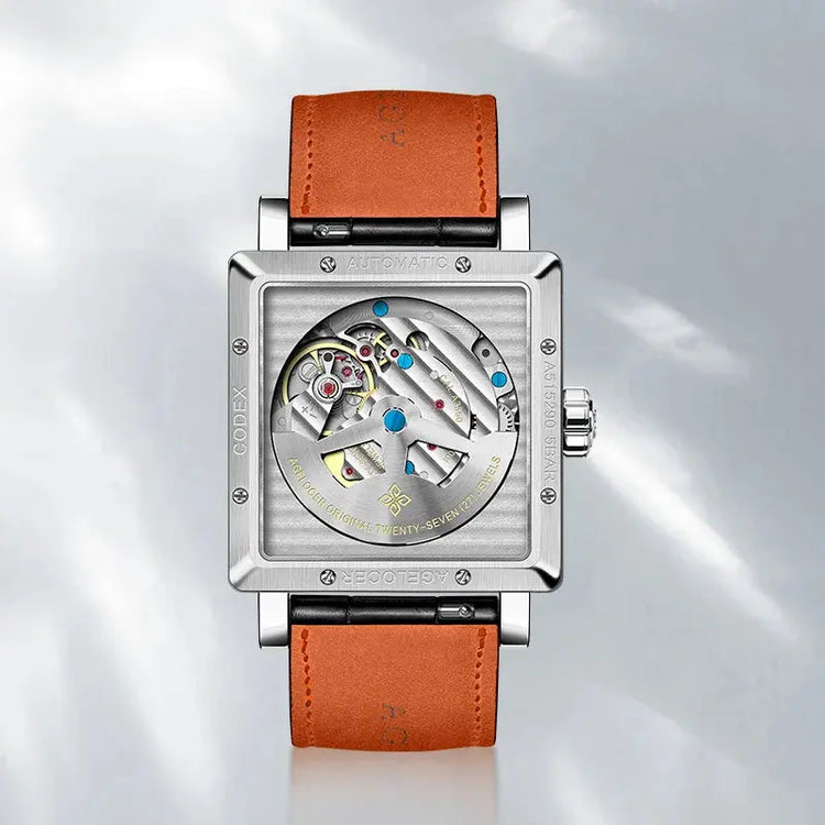 Square Business Formal Automatic Mechanical Inspirational Watches