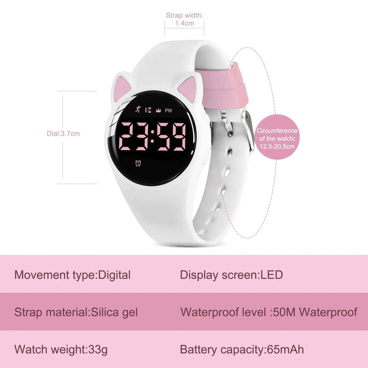 Waterproof Kids Fitness Digital Watches Inspirational Watches