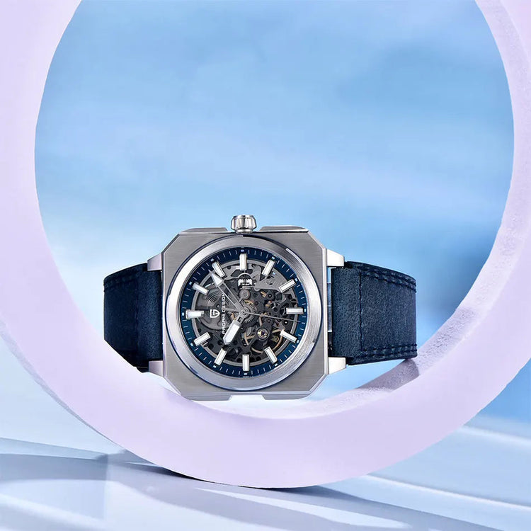 PAGANI DESIGN New Hollowed Men Mechanical Watch Top Brand Sapphire Glass Clock Classic Luxury Waterproof Automatic Men&