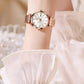 Faceted Dial Women’s Quartz Watch