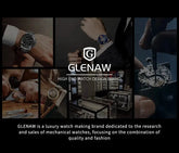 Original Design Diamond Constellation Rotating Dial Automatic Mechanical Inspirational Watches