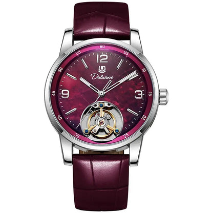 NEW Tourbillon Watch Men Fashion Sport Automatic Mechanical Clock Waterproof Wristwatch Top Brand Luxury Business Watch Reloj Inspirational Watches