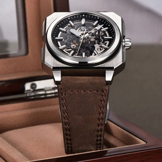 PAGANI DESIGN New Hollowed Men Mechanical Watch Top Brand Sapphire Glass Clock Classic Luxury Waterproof Automatic Men&