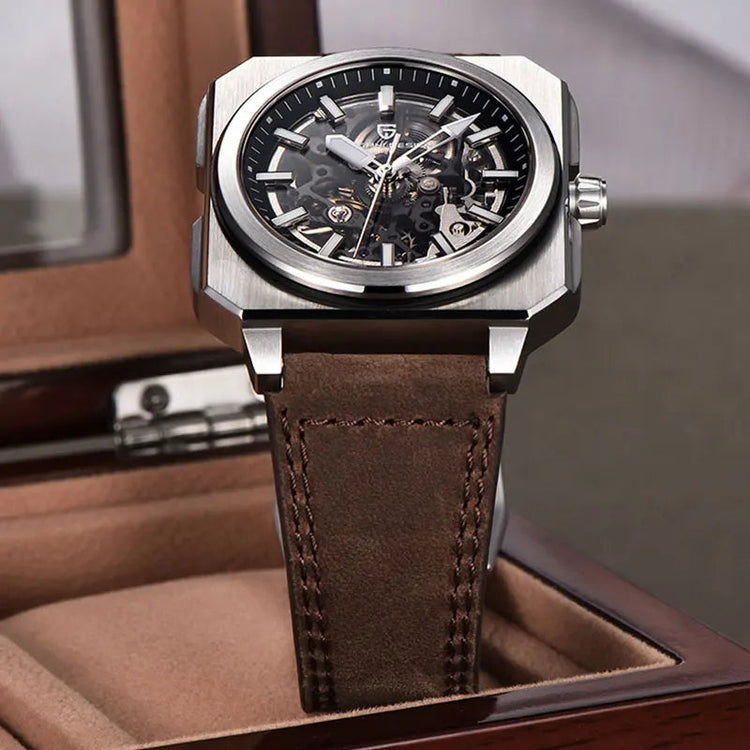 PAGANI DESIGN New Hollowed Men Mechanical Watch Top Brand Sapphire Glass Clock Classic Luxury Waterproof Automatic Men&
