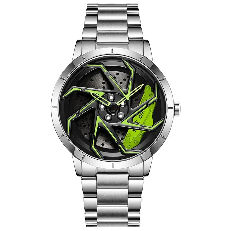 360 Degree Rotating Wheel Rim Dial Watch Inspirational Watches