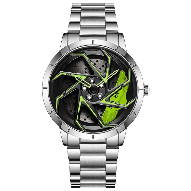 360 Degree Rotating Wheel Rim Dial Watch Inspirational Watches