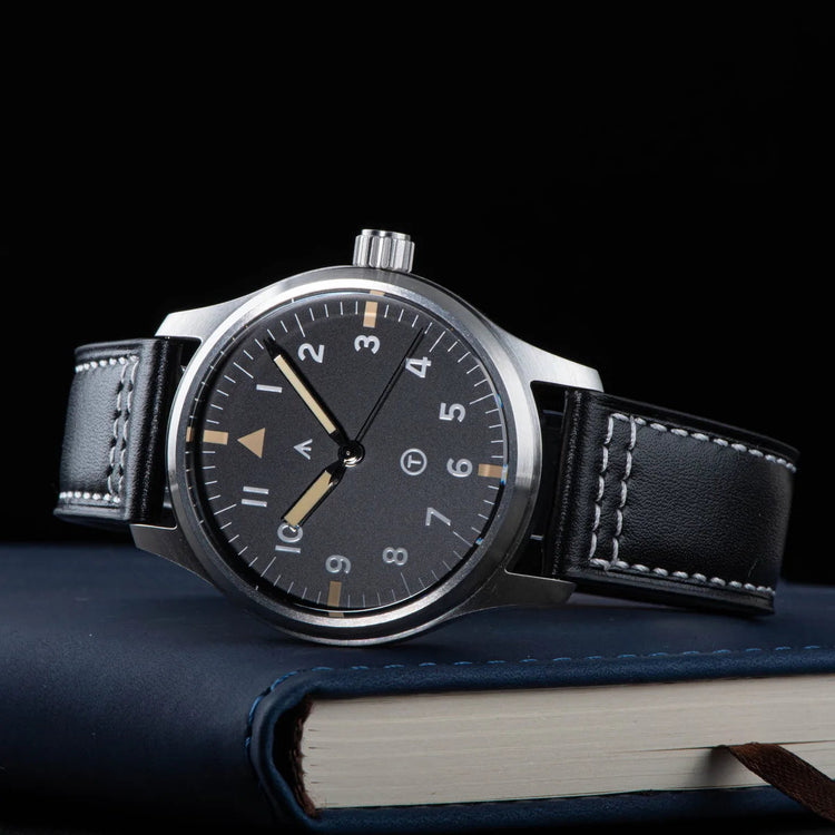 SEESTERN Watch Automatic Mechanical Wristwatches NH35 Movement Military Full Luminous Sapphire Crystal Waterproof Army Air Force Inspirational Watches