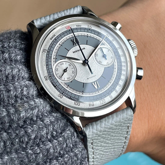 NEW MERKUR Mechanical Chronograph WatchST1901 Men‘s Watch Vintage Complicated Men&