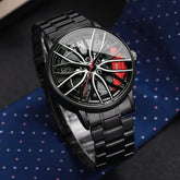 Car Wheel Stainless Steel Watch Inspirational Watches