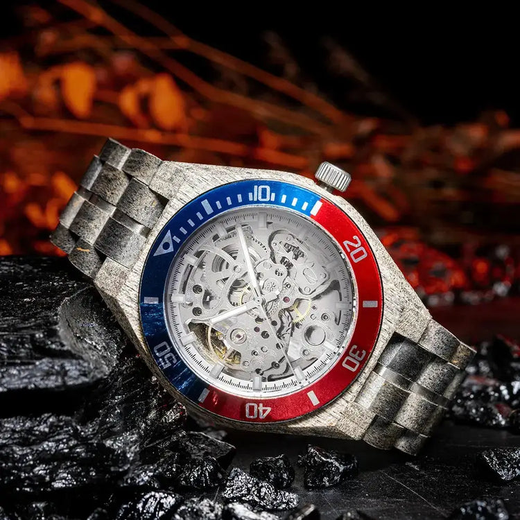 Luxury Wooden Mechanical Watches for Men – Premium Automatic Timepiece with Oversized Dial - Inspirational Watches