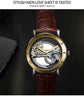 Skeleton Automatic Mechanical Wristwatch Inspirational Watches