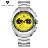 Luxury 40mm Stainless Steel Sports Watch with Chronograph - Inspirational Watches