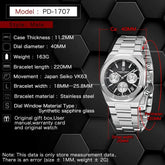 Sapphire Crystal Luminous Stainless Steel 200m Waterproof Watch - Inspirational Watches