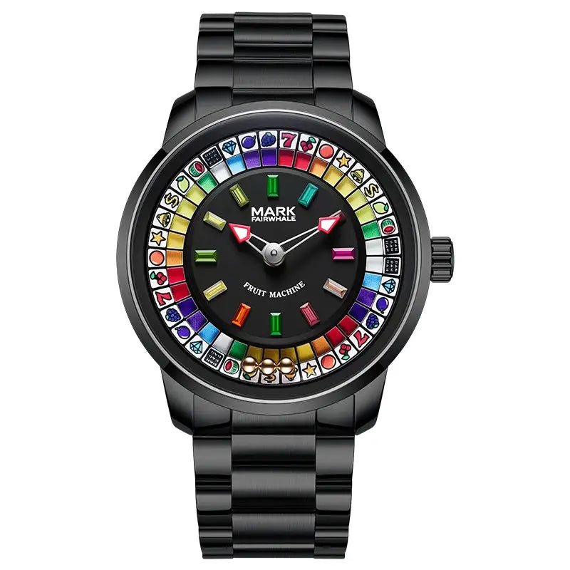 Mark Fairwhale New Quartz Watch For Men Fruit Rotating Dial Wristwatch Luxury Waterproof  Clock Man Fashion Watch 2026 Top Brand Inspirational Watches