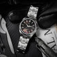 Watchdives WD0003C Quartz Watch VH31 Sweep Seconds Movement 38mm ice Crack Dial Sapphire Luminous 100m Waterproof Men Wristwatch Inspirational Watches