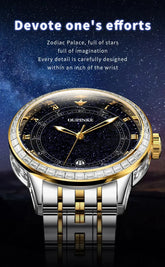 Original Automatic Watch for Men Luxury Japanese Diamond Luminous Inspirational Watches