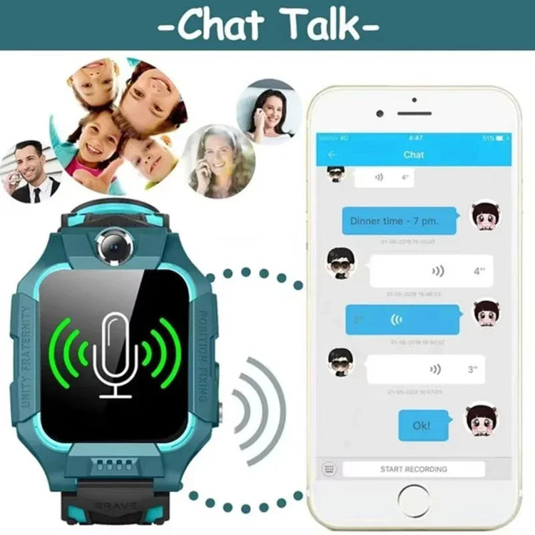 5G Kids Smartwatch Upgraded SOS Sim Card Call GPS Location Inspirational Watches
