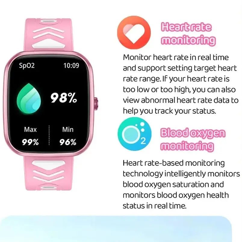 Kids Touchscreen Smartwatch – Calls & Games Inspirational Watches