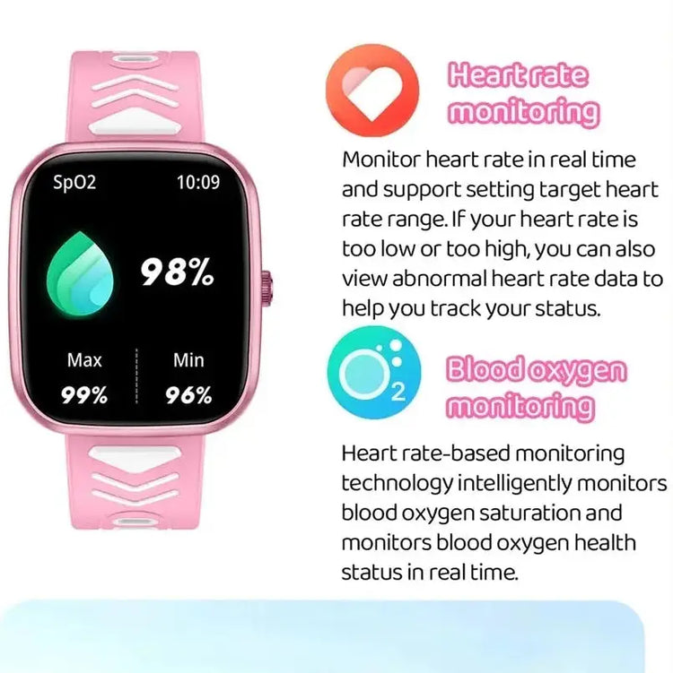 Kids Touchscreen Smartwatch – Calls & Games Inspirational Watches