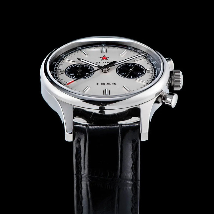 1963 Panda Pilot Chronograph Watch Air Force Sapphire - Inspirational Watches