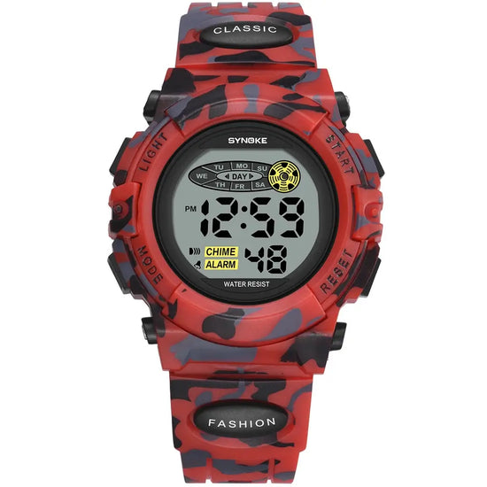 50M Waterproof Luminous LED Digital for Kids Watch Inspirational Watches