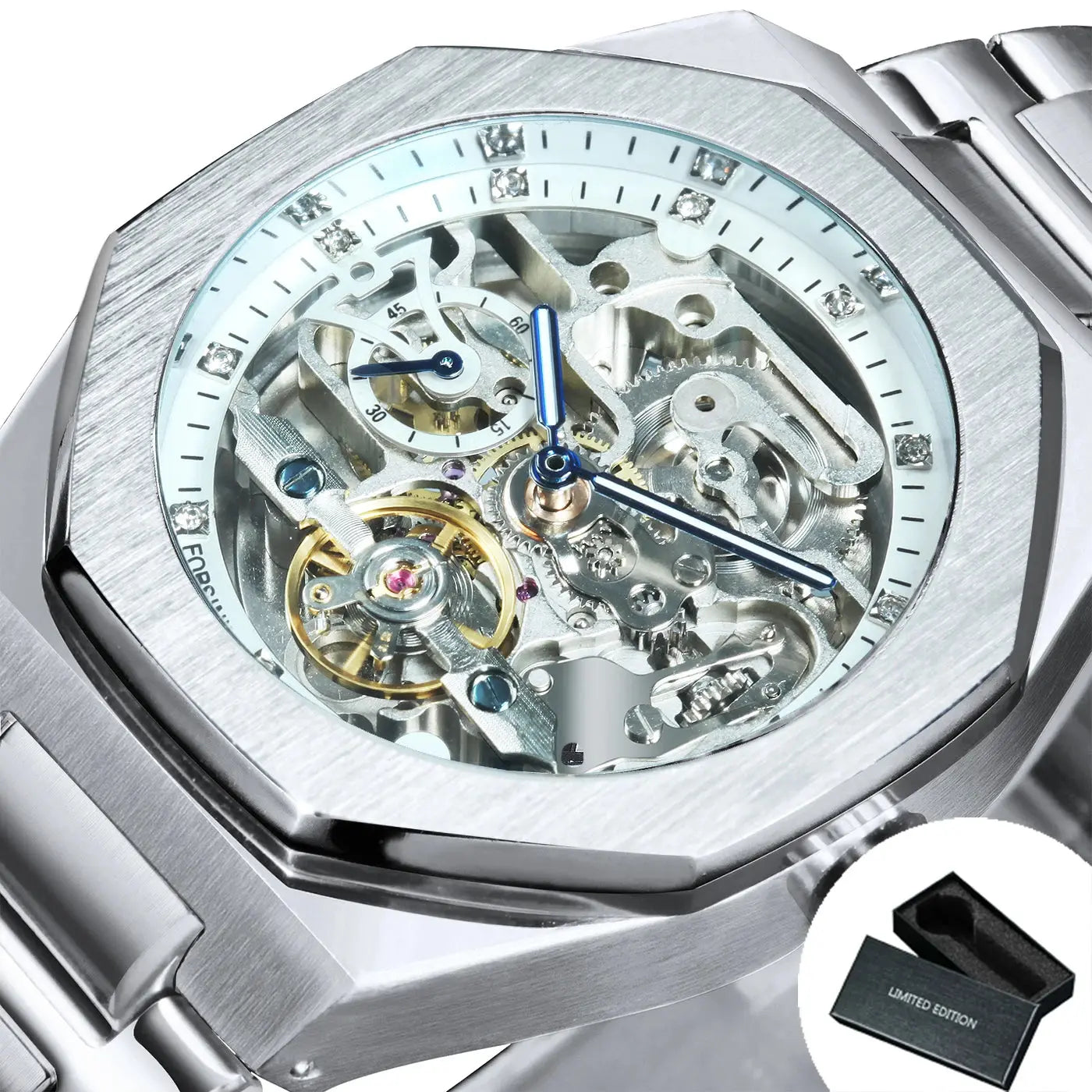 Automatic Tourbillon Skeleton Mechanical watch Inspirational Watches
