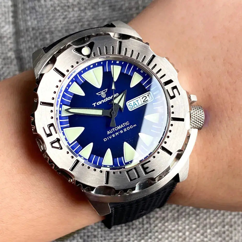 42mm Automatic Watch AR Sapphire Glass - Inspirational Watches