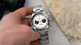 Panda Retro Sport Chronograph Luxury Quartz Watch For Men Sapphire mirror 10Bar Waterproof - Inspirational Watches