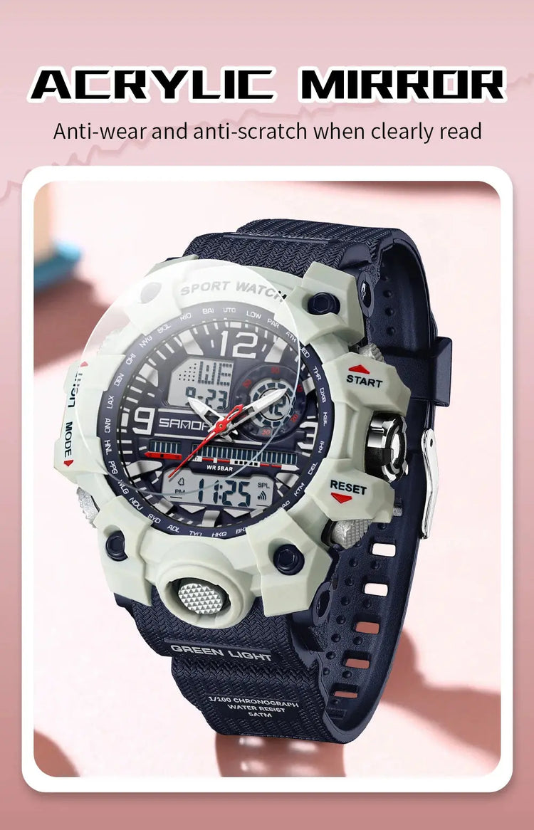 LED Digital Sport Watch Waterproof Inspirational Watches