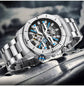 44mm Vintage Dial Luxury Sapphire Automatic Mechanical Waterproof Inspirational Watches