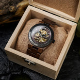 Automatic Watches Luxury Wooden Hollow Mechanical Watch Inspirational Watches