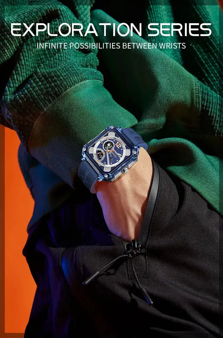 Military Watches Men Watch 2025 New 50M Waterproof Wristwatch Stopwatch Alarm LED Light Digital Watches 8121 Men&