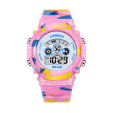 Waterproof Luminous Sport LED Digital Watches for Kids Inspirational Watches