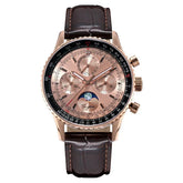 Moon phase Pilot Chronograph Mechanical Tianjin ST1908 Movement Inspirational Watches