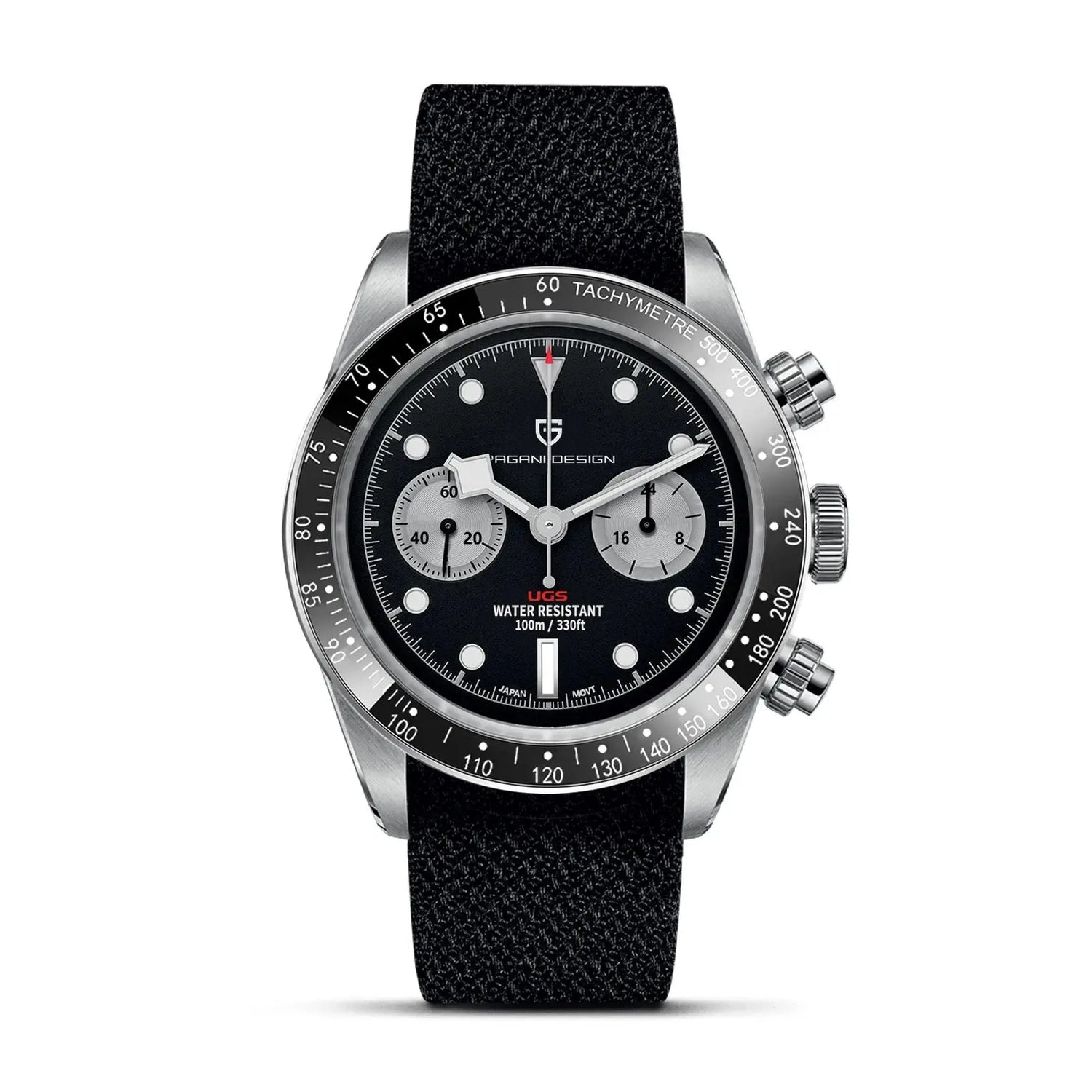 Panda Retro Sport Chronograph Luxury Quartz Watch For Men Sapphire mirror 10Bar Waterproof - Inspirational Watches