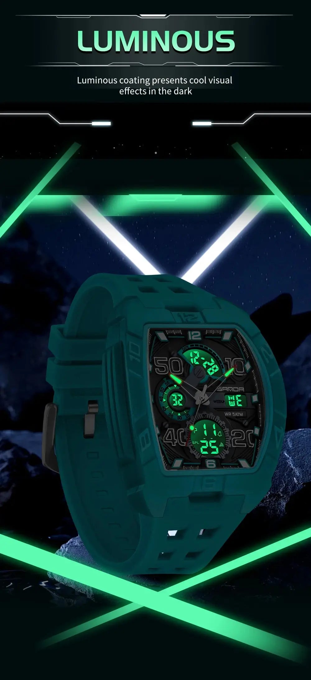 Fashion Chronograph Multi-function Electronic watch - Inspirational Watches