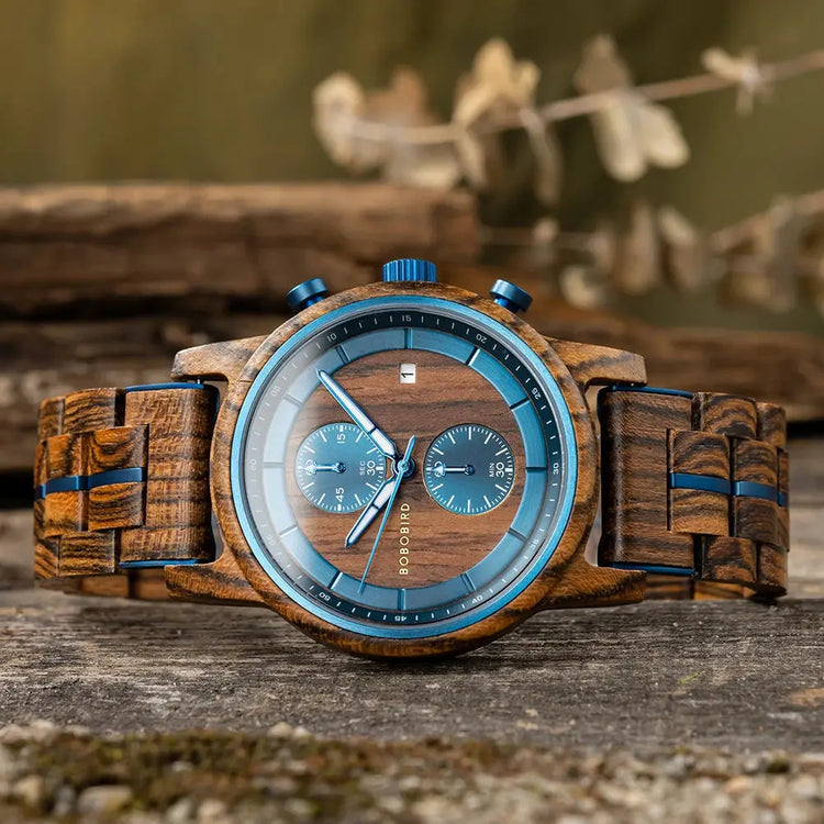 Vintage Wooden Watch for Men – Luxury Original Wristwatch with Premium Design - Inspirational Watches