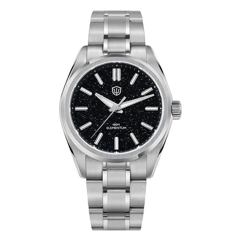 Watchdives WD0003C Quartz Watch VH31 Sweep Seconds Movement 38mm ice Crack Dial Sapphire Luminous 100m Waterproof Men Wristwatch Inspirational Watches