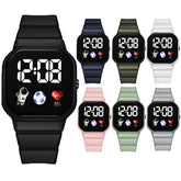Waterproof LED Digital Kids Sport Watch Silicone Strap Inspirational Watches