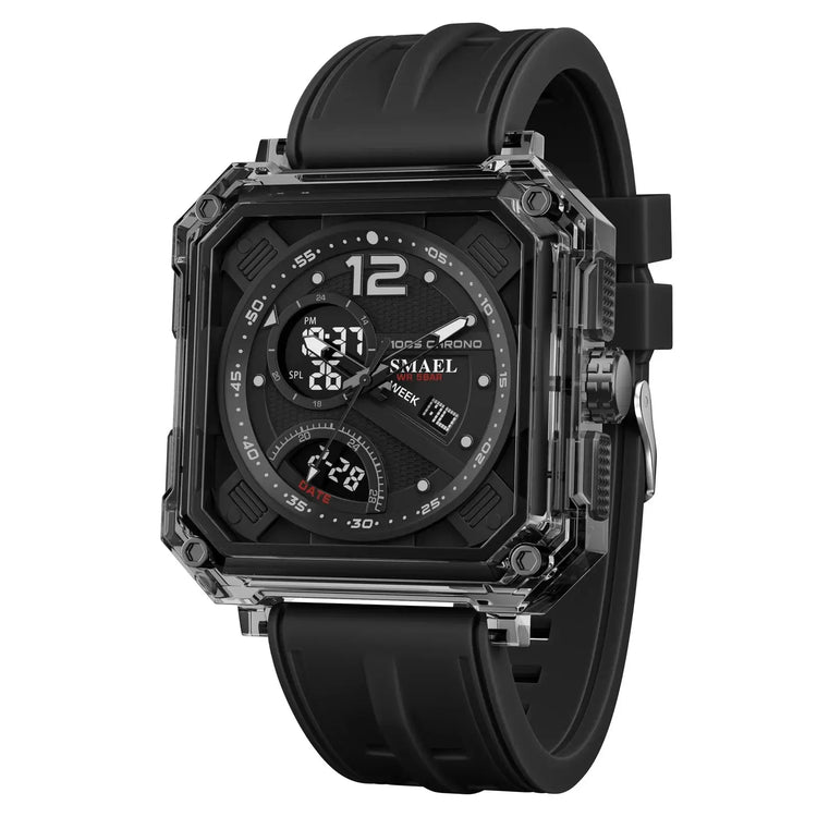 Military Watches Men Watch 2025 New 50M Waterproof Wristwatch Stopwatch Alarm LED Light Digital Watches 8121 Men&