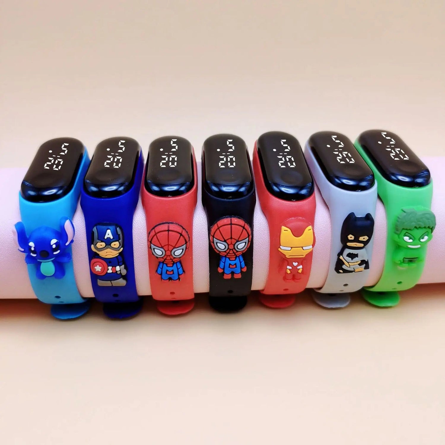Digital LED Display Cartoon Fashion Kids Watch Inspirational Watches