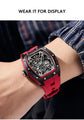 Automatic Waterproof Fashion Sport Skeleton Analog Mechanical Watch for Men Inspirational Watches